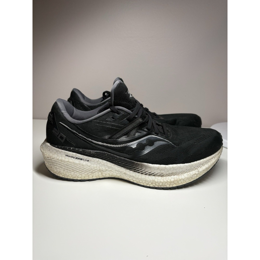 Saucony Triumph 20 Running Sneakers Gym Shoes Womens Black Gray - Size 11.5